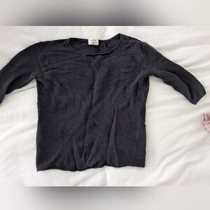 Wilfred Navy Ribbed Sweater